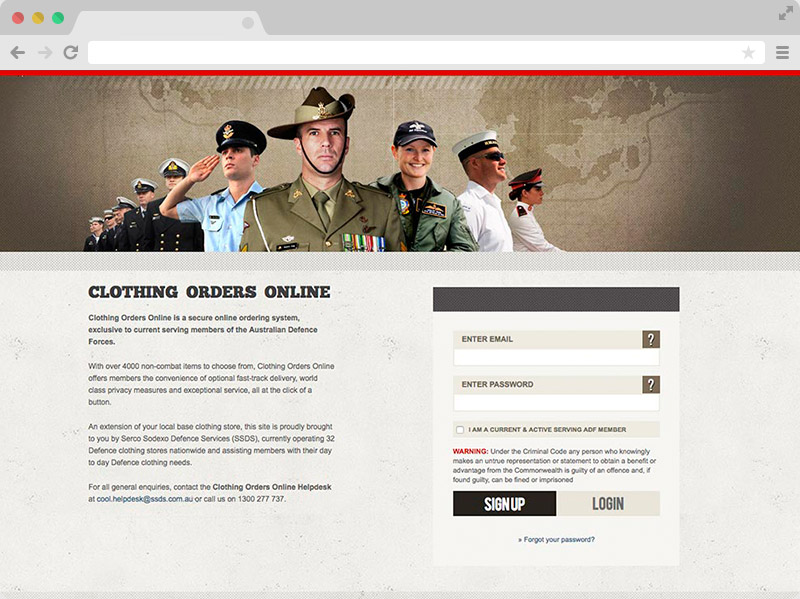 Defence Clothing Online